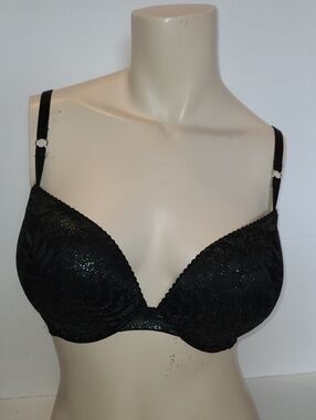 VICTORIA SECRET Black Lace Push-Up Bra